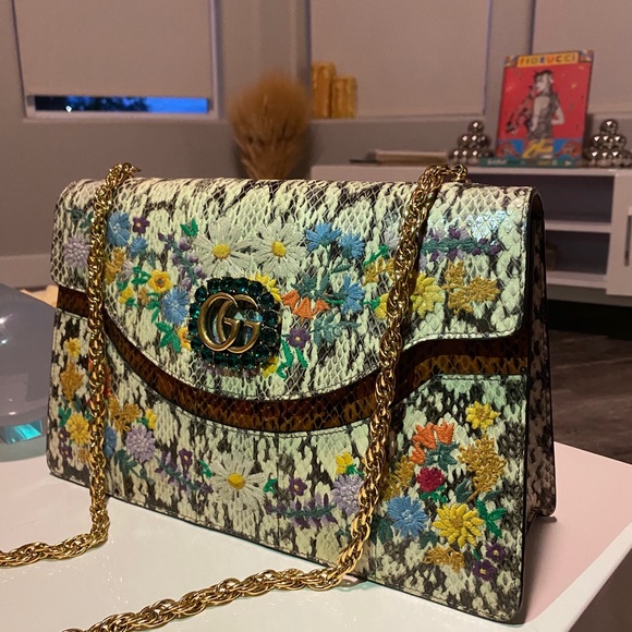 Gucci python large shoulder bag - Picture 5 of 10